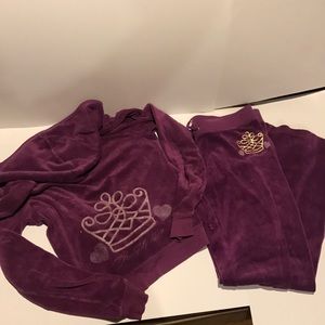Used juicy couture sweat suit sz M